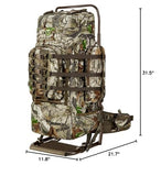 TIDEWE Hunting Backpack 5500cu with Frame and Rain Cover for Bow/Rifle/Pistol