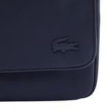Lacoste Men's Classic Flap Crossover Crossbody Bag, Midnight Blue, One Size