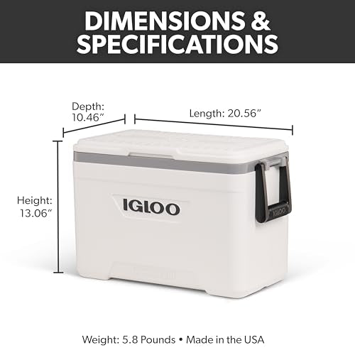 Igloo 25 QT Latitude Marine Ultra White Cooler