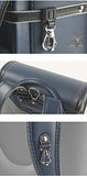 MilWorld randoseru backpack ransel Semi-automatic japanese boys girls school bags for waterpoor PU leather light weight