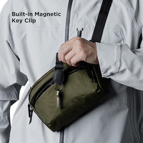 ALPAKA Flight Sling Bag 1L Small Crossbody Sling Bag Green X-Pac VX42