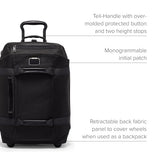 TUMI - Alpha Bravo International 2-Wheeled Duffel Backpack Carry-On - Adjustable Compact Travel Bag - 21.75" X 14.0" X 9.0" - Black