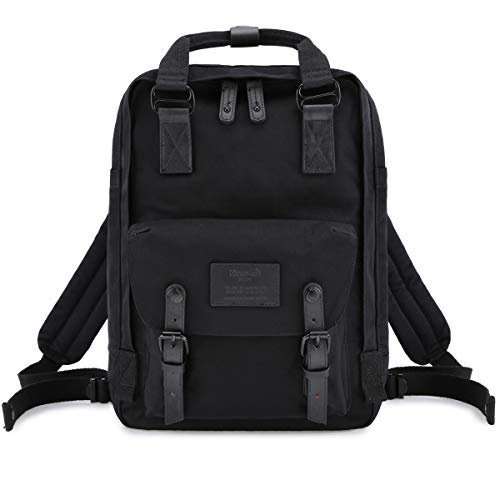 Himawari Backpack Laptop Backpack College Backpack School Bag 14.9 inch Travel Backpack for Women and Men,Fits 13-inch Laptop (Noble Black)