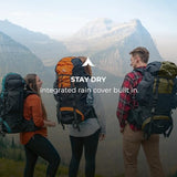 Teton 75L Explorer Internal Frame Backpack for Hiking, Camping, Backpacking, Rain Cover Included