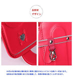 MilWorld randoseru cherry backpack ransel japanese school bags boys and girls automatic lock waterpoorf PU leather
