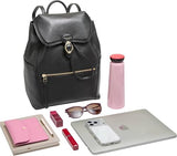 Cole Haan Women's Backpack - Alexandria Medium Flap Backpack, Black