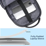 kadilong Laptop Backpack Men,School Backpacks for Student Teen Boys Bookbag College Computer Bag with USB Charging Port Fits 15.6 Inch Laptop and Notebook for Work Business Middle High School,Black