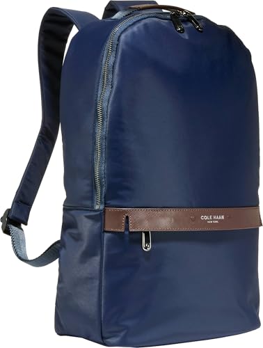 Cole Haan Men's Backpack - Carson Nylon Backpack, Navy Blazer/Madeira