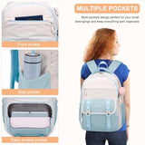 Big Student Laptop Backpack for Teen Girls & College Women - Large High School Bookbag, Ergonomic Travel Daypack, Water-Resistant, Sturdy School Bag