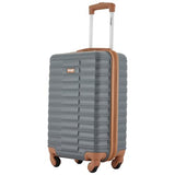 Wrangler 22" Outrider Hardside Carry-On Luggage, Lava Smoke