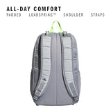 adidas Excel 7 School Backpack for Laptop, Gym and Travel, 34L, Stone Grey/Team Royal Blue/Lucid Lemon Yellow/7, OSFA