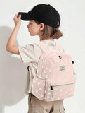 atgark Corduroy Toddler Backpack for Boys 2-5: Preschool Backpacks for Girls - 13.5" H Fit Folder