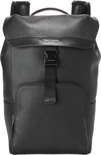 Cole Haan Men's Backpack - Damon Flap Backpack, Black