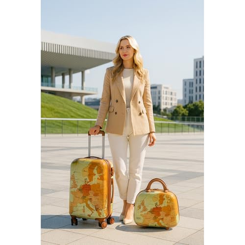 World Traveler Europe 2-Piece Carry-On Expandable Spinner Luggage Set with TSA Lock