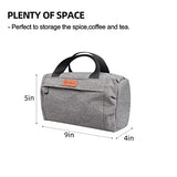 FIREDOG Smell Proof Bag, Dog Tested Smell Proof Case Big Smell Proof Pouch for Travel Storage 9x4x5 Inch (Grey)