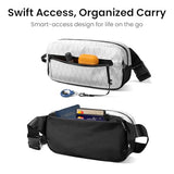 tomtoc 3.5L X-Pac Sling Bag with RFID Blocking Crossbody Pack for Men Women