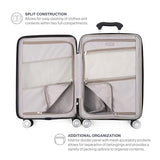 Travelpro Pathways 3 Hardside Expandable Luggage, 8 Spinner Wheels, Lightweight Hard Shell Suitcase, 3 Piece Set (21/25/28), Royal Blue