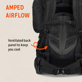 Kelty Coyote 60-105 Liter Internal Frame Backpack - Hiking, Backpacking, Travel, Adjustable Torso (105L / Black)