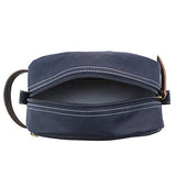 Timberland Men's Toiletry Bag Canvas Travel Kit Organizer, Navy, One Size