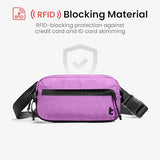tomtoc 1.5L X-Pac Sling Bag with RFID Blocking Crossbody Pack for Men Women