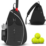 Ytonet Tennis Bag, Tennis Sling Backpack Crossbody for Men Women
