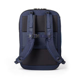 Topo Designs Global Travel Backpack, 25 Liter Bag, 3x Padded Grab Handles, Stretch Mesh, 100% Recycled Nylon Construction, PFAS-Free, Bluesign Approved (Navy/Sahara)
