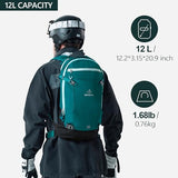 SEMSTY 12L Ski & Snowboard Backpack, Backcountry Backpack for Men Women