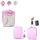 Star-Wind Ransel Randoseru automatic Japanese School bags for boys girls Senior PU leather light weight Rain Cover