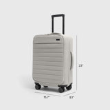 Away Softside Bigger Carry-On Suitcase, 23 Inch Expandable High-Strength Nylon Luggage With Spinner Wheels, Meets Requirements for Most Major Airlines, Cloud Gray