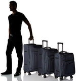 Dejuno Executive 3-Piece Spinner Luggage Set With USB Port - Navy