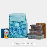 Igloo Print Essentials Insulated Backpack Cooler | 18 Can Capacity | Palm Sea Mist