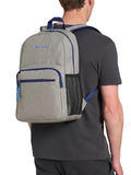 Champion Phase Laptop Backpack with Padded Adjustable Straps, Water Bottle Pockets for Work, Travel, Commute, Black/Pomegranate, One Size