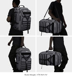 WITZMAN Carry On Travel Backpack for Men Large Convertible 45L Duffle Bag fit 17 Inch Laptop Airline Approved and Sling Bag Travel Sling Backpack Lightweight Casual Daypack