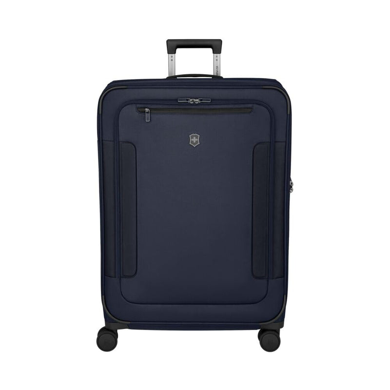 Victorinox Werks Traveler 7.0, Large Case, 8-Wheel Softside Expandable Travel Case, Navy Blue