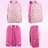 Trail maker Fun School Backpack for Elementary Middle School Girls and Boys | 17 Inch Printed Backpacks for School Kids, Travel (Cheerful Cherries)