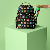 Simple Modern Large Minecraft Kids Backpack for School Girls and Boys | Elementary Backpack for Teen | Fletcher Collection | Kids - 16" tall | Minecraft Mashup