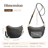 S-ZONE Small Leather Crossbody Bags for Women Cute Purses with RFID Anti-theft Pocket Trendy Shoulder Bag Handbags Satchel