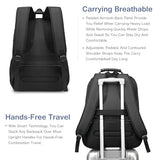 Extra Large Laptop Backpack for Men,37L Gaming Laptop Backpack,18.4Inch Travel Backpack with USB Charging Port, Business Flight Approved -Big Capacity Computer Bag College Bookbag, Black Black