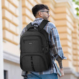 YAMTION Gym Backpack for Men Women with Shoe Compartment,17,3 Inch Bookbag for Boys with USB Port for Workout College Sport