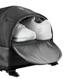 Wilson RF Tennis Backpack - Holds up to 2 Rackets, Black
