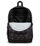 JanSport Cross Town Plus Backpack - Large Main Compartment, Side Water Bottle Pocket, 15-Inch Padded Laptop Sleeve - Bad Bows