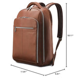 Samsonite Classic Leather Backpack, Cognac , One Size