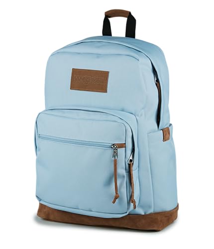 JanSport Right Pack Premium Backpack - Daypack with 15" Laptop Sleeve, Main Compartment, Water Bottle Pocket, Blue Dusk