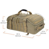 Maxpedition Fliegerduffel Adventure Bag, Khaki