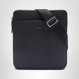 Lacoste Men's Crossover Crossbody Bag, Black, One Size
