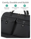BAGSMART Large Garment Bags for Travel, Carry on Garment Bags for Hanging Clothes, Travel Suit Bag for Shirts Dresses Coats, Beige