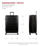 SwissGear 8020 Eclipse Collection Hardside Expandable Luggage – Black
