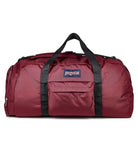 JanSport Weekender Large Duffel - Travel or Gym Bag, Durable Weekender with Front Utility Pocket & Side Grab Handles - Cherry Lacquer