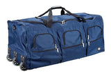 Rockland Rolling Duffel Bag, Navy, 40-Inch