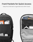 tomtoc Laptop Backpack 26L, Large Business Work Bag Fits 15.6-16 Inch Laptop, Water-Resistant Durable Computer Travel Backpack for Business Trip, Weekend Getaway